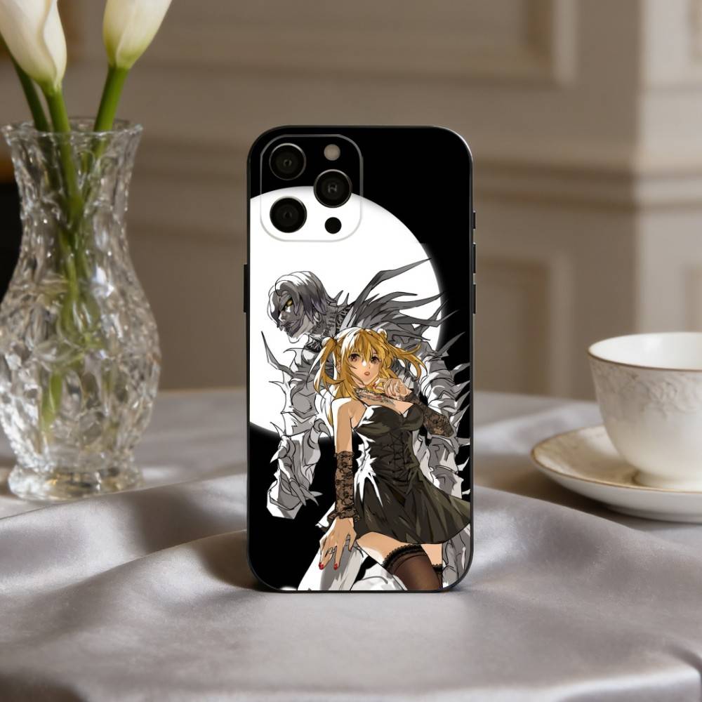 Чехол для телефона M-Misa D-Death-H N-Note-E для iPhone 17pro, 16,15,14,13,12,11 X XR Plus, Другие Мягкая Черная Крышка