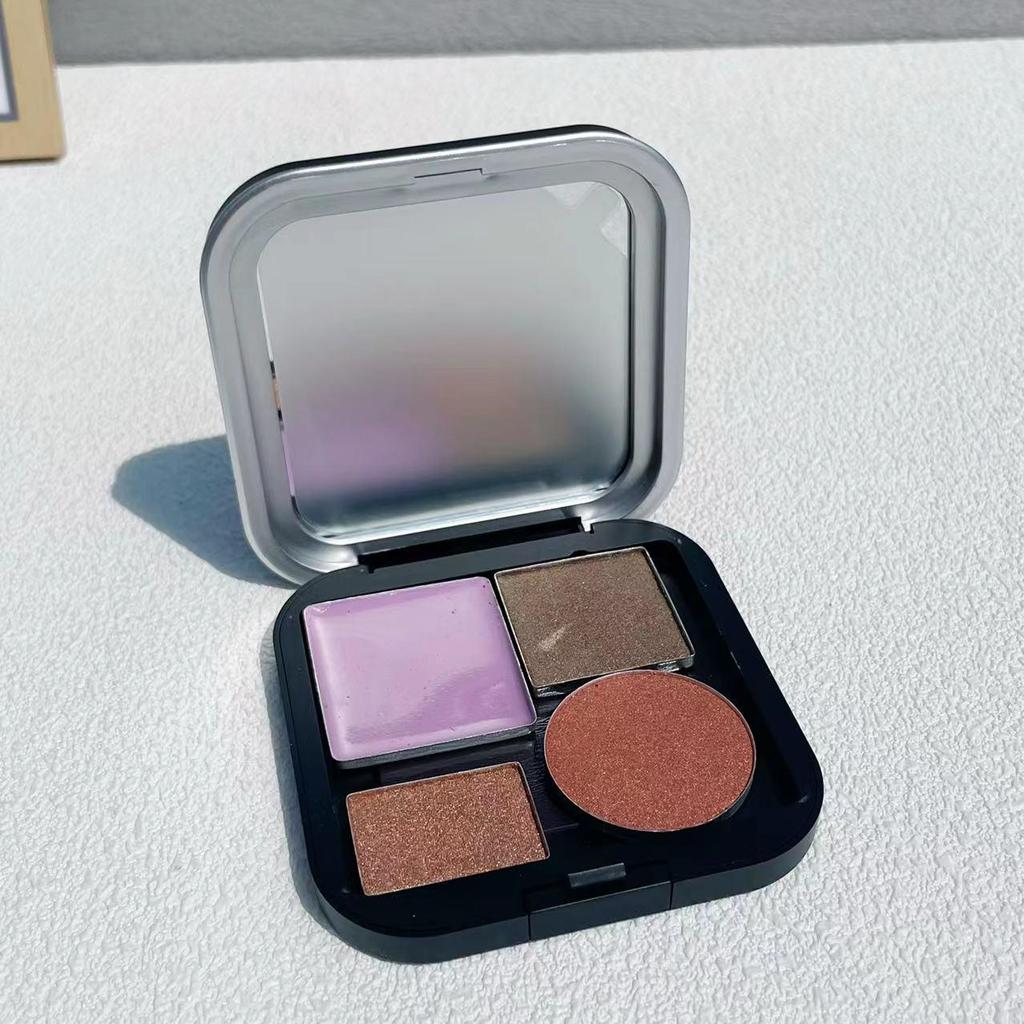 Magnetic DIY Eyeshadow Storage Box with Mirror - Customizable Empty Palette