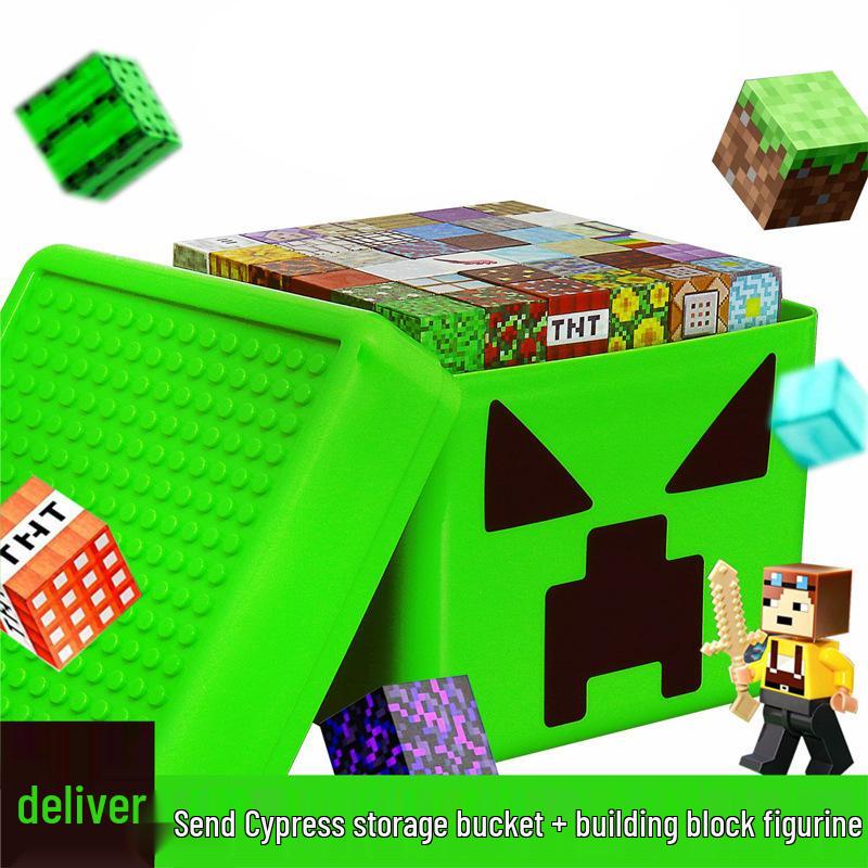 Магнитный куб TNT Creeper - Коробка для хранения, Игрушка-органайзер для рабочего стола и конструктор