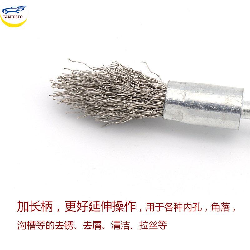 Дизельная форсунка водяная гильза поверхность двигателя шлифовка стальная проволочная щетка инструмент для ремонта