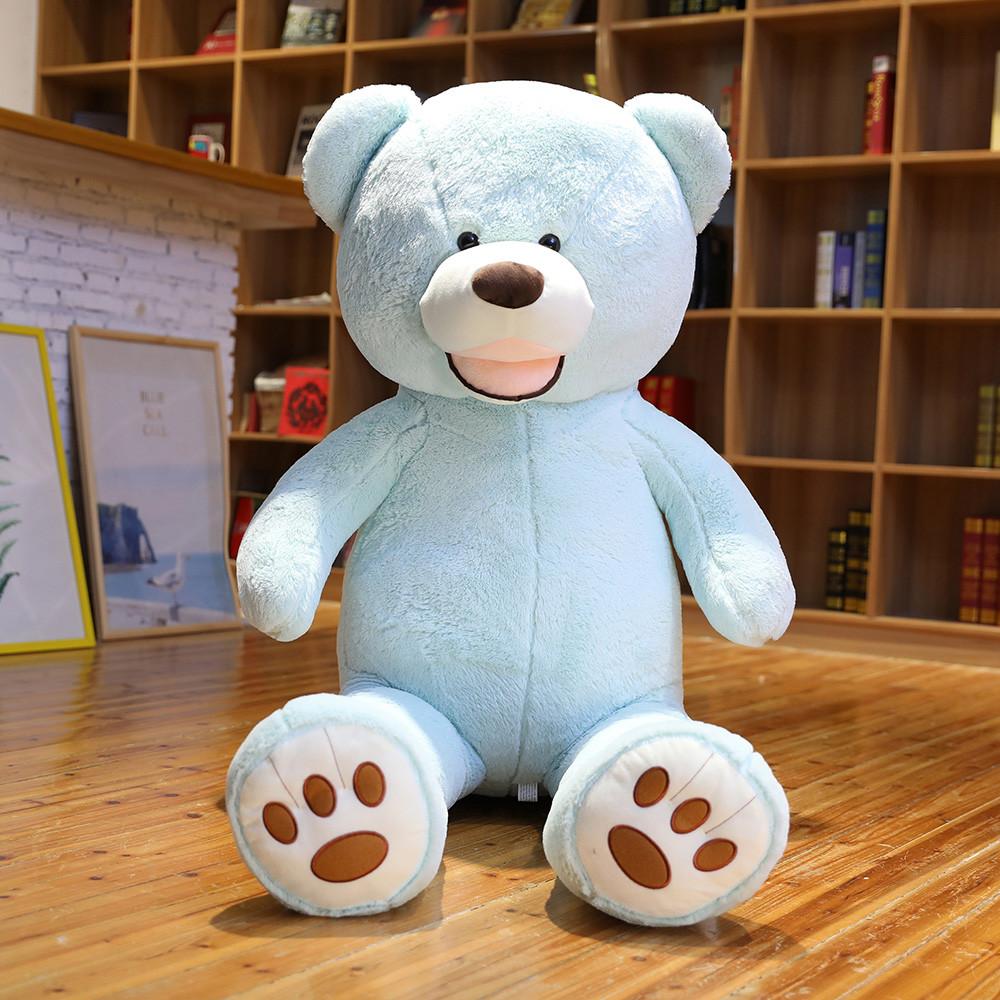 100/130cm Stuffed Giant Bear Plush Toys Soft Animals Pillow Birthday Valentine's Gifts
