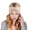 Faconne Velvet Headband Front Cross Headwrap Keepwarm Headstrap Women Headbands Headpiece Headwrap Turban Headwear