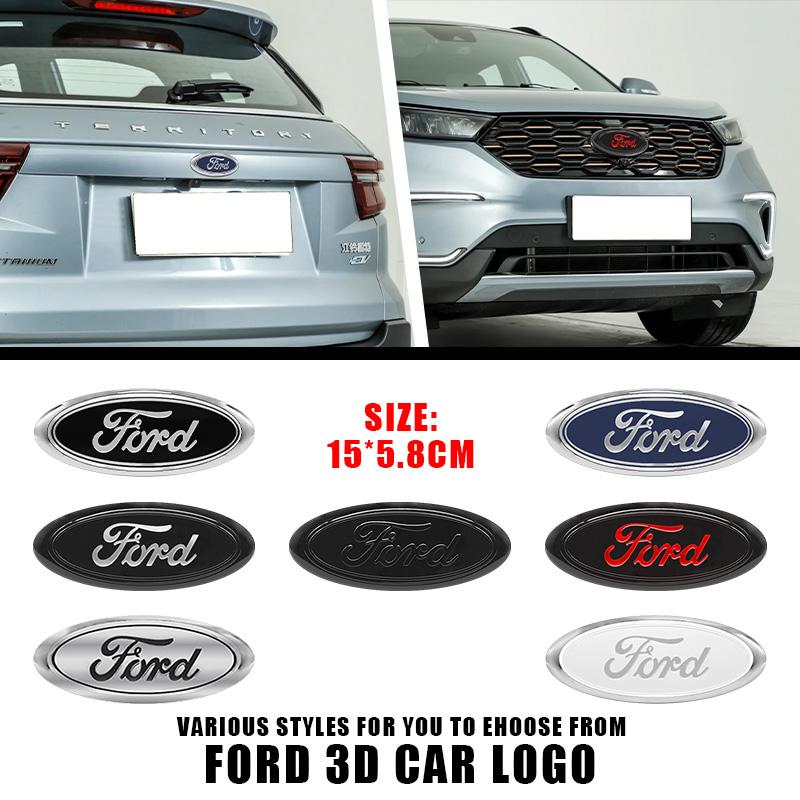 LLC3 Для Ford Focus Fiesta Ranger Mondeo Mustang Значок Автомобиля Решетка Радиатора Задняя Крышка Багажника Капот Накладка Декор Шильдик Автоаксессуары