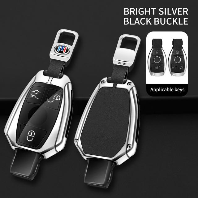 Чехол для дистанционного ключа автомобиля из цинкового сплава, брелок для Mercedes Benz ABCE Class GLA CLA GLC CLS W204 W221 W205 W176 W212 W463 AMG