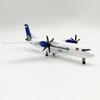 ATR Aircraft Models 20cm Alloy Metal Plane East Malaysia ATR Airlines Airplane Model With Wheels Landing Gears For Decoration