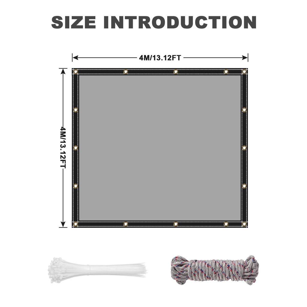 Heavy Duty PVC Vinyl Tarp Waterproof Transparent Tarpaulin