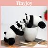Cute 10cm Panda Plush Doll Soft Short Plush Fabric With Customizable Design