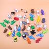 5/10Pcs Random 3D Printed Cute Small Creative Animal Figures Figurines Kids Birthday Party Gifts For Boys Girls