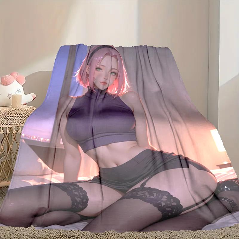 1pc naruto Blanket, Cozy Printed Throw Blanket, A Heartfelt Gift for Your Family and Friends