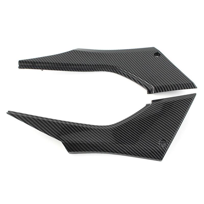 Панель бокового сиденья мотоцикла с рисунком под карбон для Kawasaki Ninja 300 EX300 2013-2017 Запасные части Аксессуары-A87Q