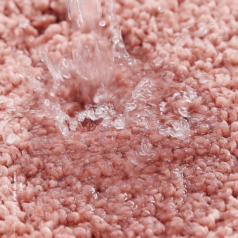 Флисовый гравированный коврик для ванной комнаты, нескользящие ковры для ванной, коврик для ванной, коврик для двери в душевую кабину, пена с эффектом памяти, 3D-подложка