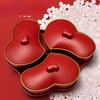 PP Plastic Candy Box New Year's Festival Festive Candy Box Snack Box Creative Partition Heart-shaped Dried Fruit Box