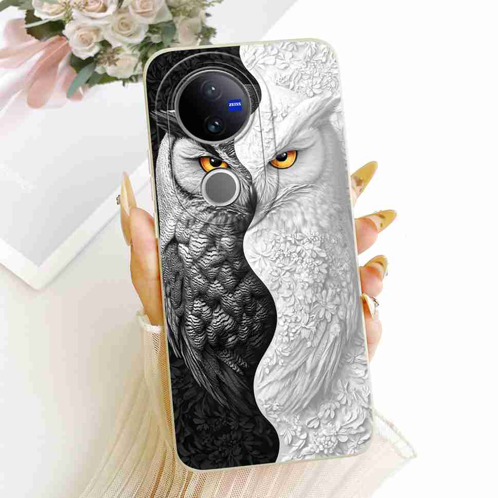 Для VIVO V50 5G Чехол Роскошный Силиконовый Ударопрочный VIVOV50 5G V2427 Корпус Цветной Мультяшный Мягкий Защитный Чехол для Мобильного Телефона