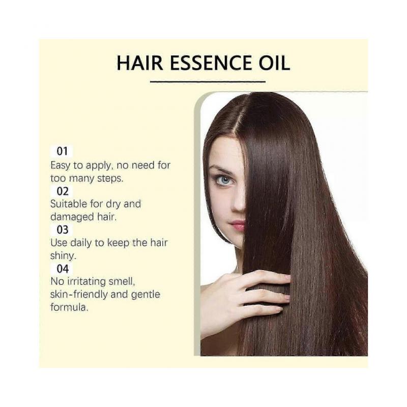 (3pcs)Natural Hair Essence Oil, Promotes Growth, Promotes hair volume,Soothes & Nourishes Scalp, for Frizzy and Damaged, Suitable for Men and Women