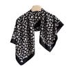 Women S Fashion Floral Printed Square Scarf Silk Shawl