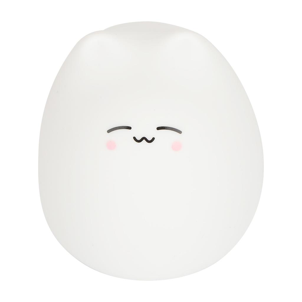 Table Lamp Mini Silicone Lighting Light Children Bedroom Night 7‑Color LED Eye Protection