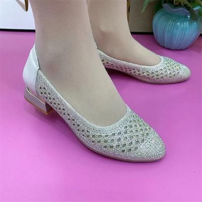 Cresfimix женские классические бежевые туфли с вырезом удобные весенне-летние туфли без застежек на квадратном каблуке женские черные офисные туфли ba340