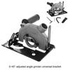 Hand Cutting Machine Bracket 45°Adjustable Angle Grinder Machine Base Stand  Chamfering Frame