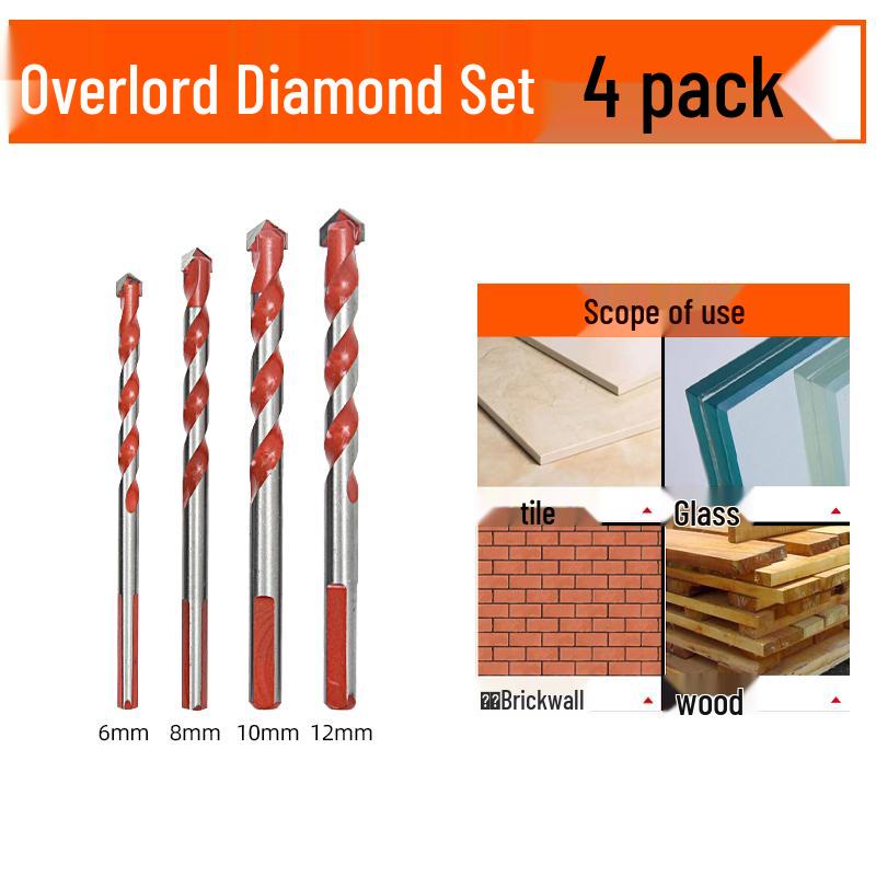 6 мм Сплавное треугольное сверло для бетона, стекла и цемента