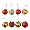 PET Material Christmas Ball Ornaments Pack of 50 for Holiday Decoration