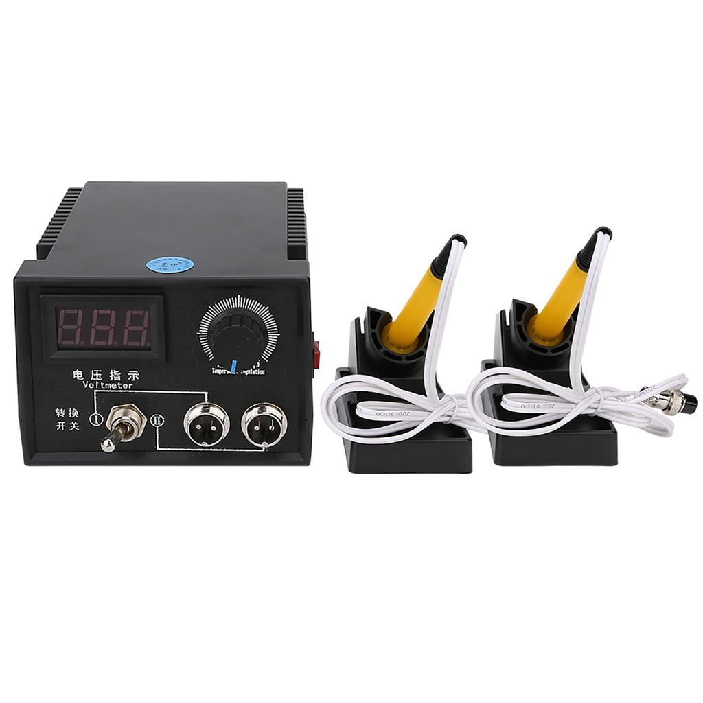 LH40-SA802 Digital Pyrography Machine Dual Port with Burning Pen Kit Wooden Craft ToolUK 220-240V