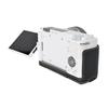 Получехол для камеры для Sony A6700 A6400 A6300 A6100 A6000 ZVE10 ZVE10II ZVE10M2 A7R5 A7CII A7C2 Крышка с открывающимся дном Искусственная кожа