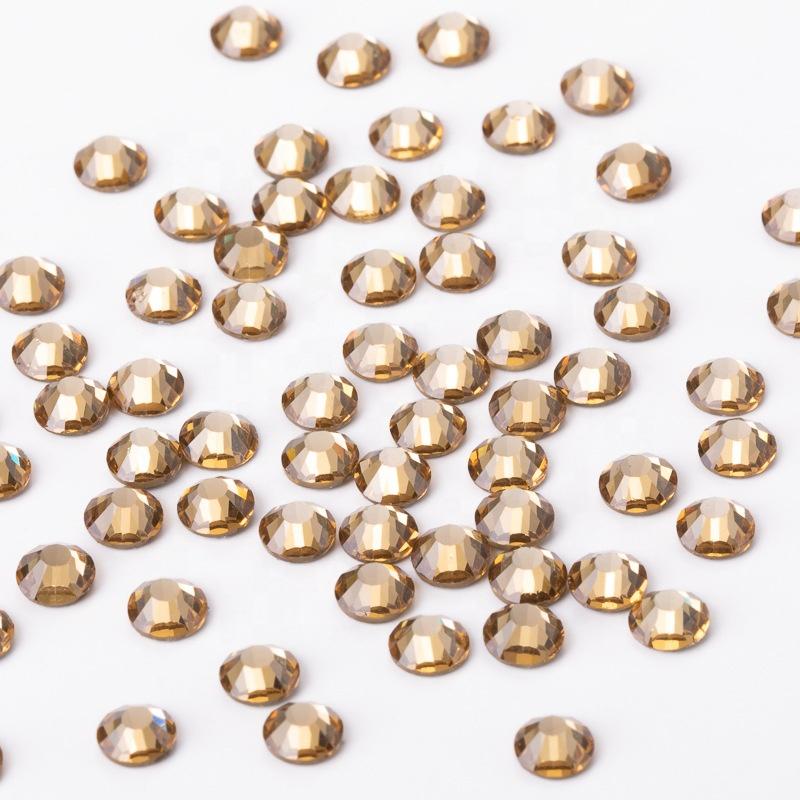 Yantuo Factory Bulk Package Non-Hotfix AB Crystal Stone Glass Flatback Rhinestones Ss4 Ss6 Ss8 Ss10 Ss12 Ss16 Ss20