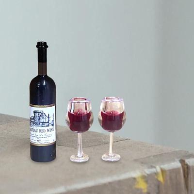 1/12 кукольный домик, миниатюрные бутылки для вина, чашки для напитков, ролевые игры, мини-домик, аксессуар для напитков для