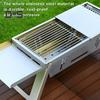 Гриль для барбекю из нержавеющей стали, портативный складной угольный гриль с сумкой для переноски перчаток, прочный гриль для кемпинга, пикника, заднего двора