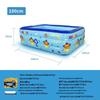 Large Foldable Inflatable Pool for Kids & Adults - Home & Outdoor Water Play