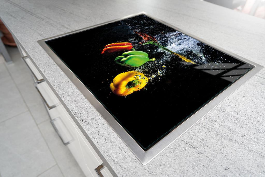 SZKLANA DESKA DO KROJENIA 52x30 PAPRYKA