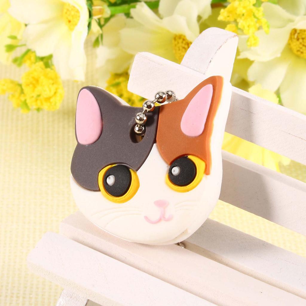 Супер Забавные колпачки для ключей Pet Cat, колпачки для ключей с идентификатором, чехлы для ключей