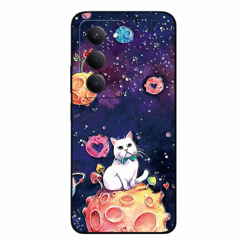 3D Чехлы с тиснением для Redmi 15 5G 4G Рельефное тиснение Мягкий силиконовый задний чехол для Xiaomi Redmi15 Цветочный рельеф Funda Redmi 15 4G 5G