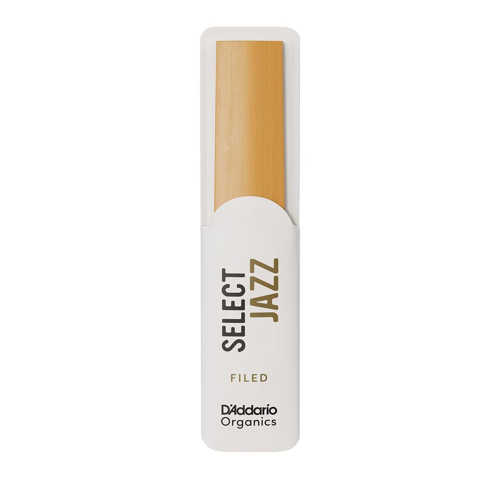 WoodWinds Select Jazz Field Трости для баритон-саксофона USDA Organic ORSF05BSX2M D'Addario Саксофон, Сертифицированные, [Жесткость 2M], 5 шт.
