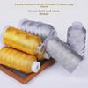 Large Roll of Gold and Silver DIY Handwoven Thread: 3, 6, 9, 12 Strand Jewelry Accessories