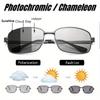 1 шт. мужские поляризованные фотохромные модные очки спортивные очки в металлической оправе очки для вождения автомобильные аксессуары