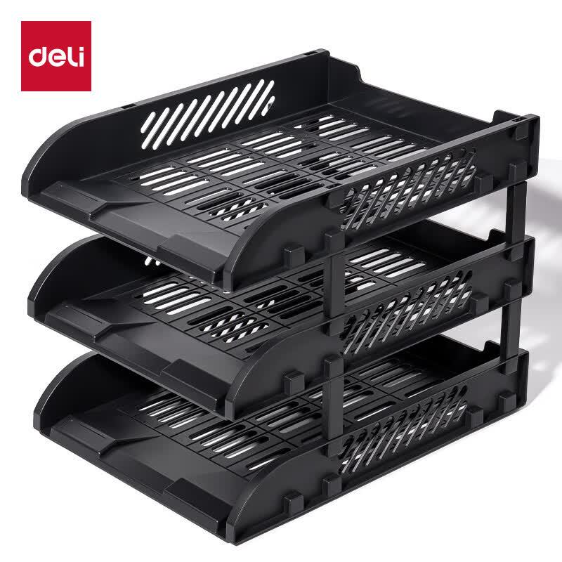 Deli 3-Layer Horizontal File Organizer