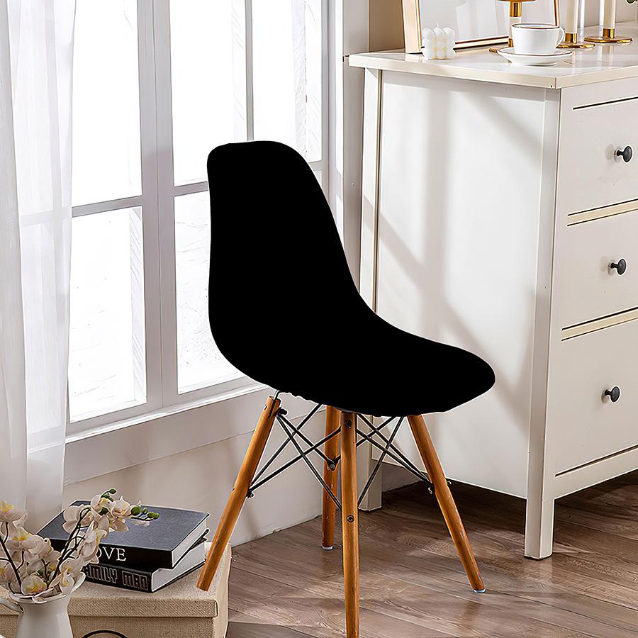 Эластичный чехол на стул-ракушку Чехол на стул Eames Чехол на стул Съемная защита сиденья Для кухни Офисов