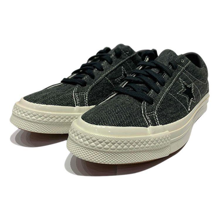 Converse Кеды унисекс One Star Series Retro Удобные Низкие парусиновые кроссовки Черные 167835C