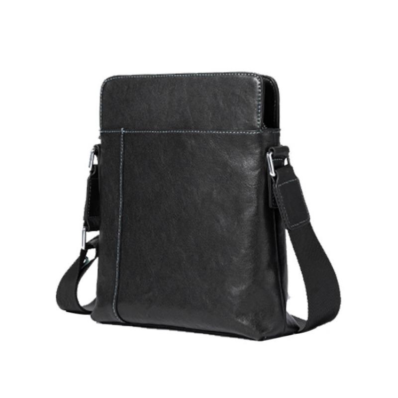 Корейская сумка через плечо из натуральной кожи, повседневная сумка через плечо для мужчин, деловая повседневная сумка из коровьей кожи с верхним слоем