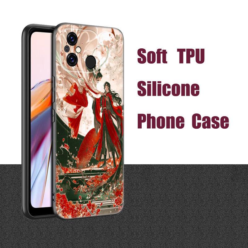 Благословение Небесного Чиновника Черный Чехол Для Телефона Xiaomi Redmi 7A 8A 9A 10A 11A 9C 10C 12C 13C 11 Prime A1 A2 + 12 4G Note 9T 12R