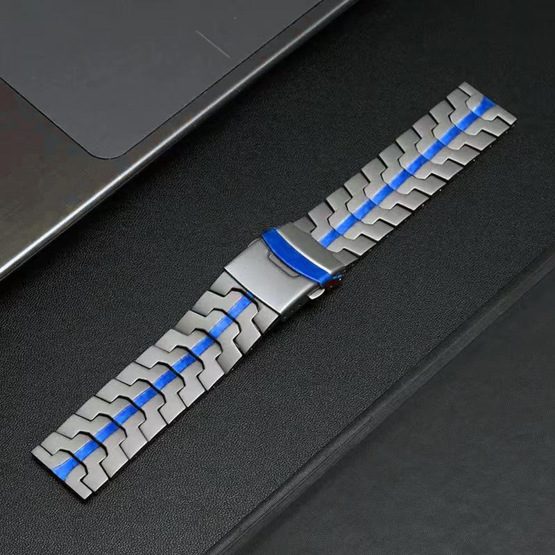 Stainless Steel Buckle Strap for Huawei iWatch - Iron Man Design