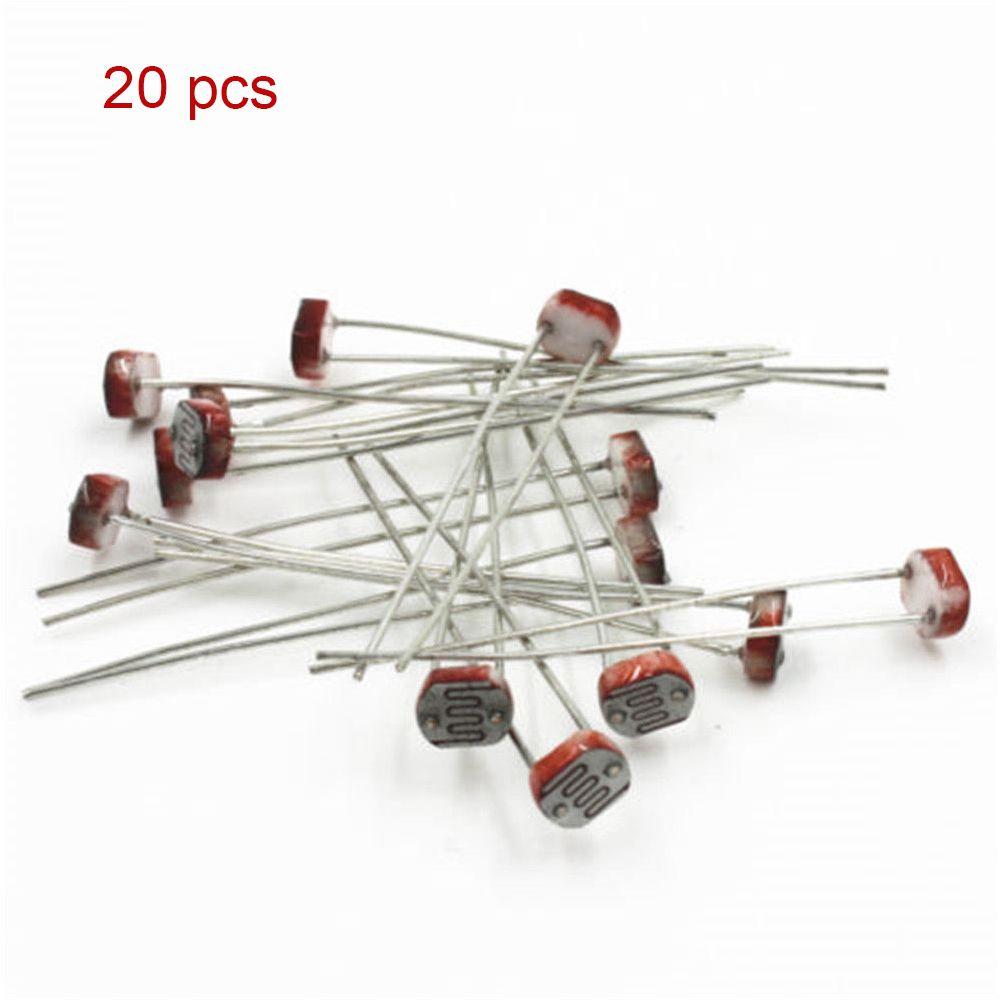 20/30/50PCS Top 5mm Resistance Sensor GL5516 Photoresistor Light-Dependent Resistor