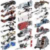 MOOXI Movie Motorcycle MOC Blocks Compatible Action Figures Star Speeder Bike Military Corps Set Model Building Blocks Kids Toys