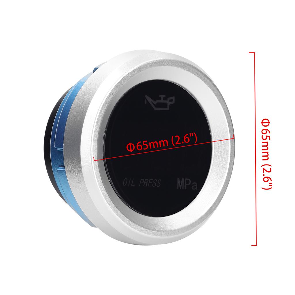 Измеритель давления масла в двигателе автомобиля 0-1,00 МПа, цифровой манометр давления масла с мигающей сигнализацией