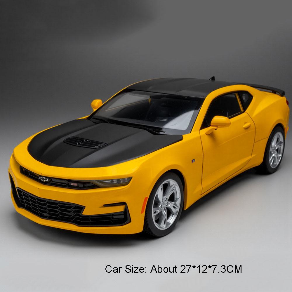 Большой 1:Модель автомобиля Camaro 530LI Масштаб 1:18 Игрушка Скользящая подвеска Регулируемые сиденья Высокая симуляция Модели спортивных автомобилей Подарки для детей