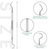 Professional Dental Scraper Tool - Dentist Pick, Medical Stainless Steel Dental Tartar Scraper for Tooth Stains Remover, Dentist Home Use Tools