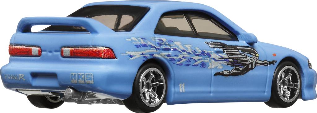Hot Wheels Fast Furious Custom Acura Integra Sedan GSR Vehicle Ages 3 and Up & - Toy, Blue, JDJ13,