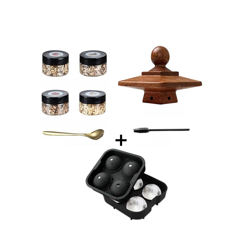 Cocktail Smoker Kit for Bourbon Whiskey Gifts for Men Drink Smoker Infuser Old Fashioned Smoker Kit with Wood Chips for Bar Tool 5