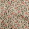 Ткань Cotton Flex Light Brown Fabric Flower Craft Projects Decor Fabric Printed By The Yard 40 Inch